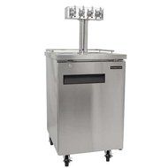 EdgeStar Quadruple Faucet Commercial Direct Draw with Dispense Components - Stainless Steel N2