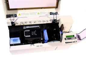 Zebra P420i Double-Sided Color ID Card Printer P420i-0000U (USB/Parallel) 300DPI 4MB