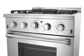 Thorkitchen HRG3026U 30" Gas Range with 4.2 cu. ft. Oven, 4 Burners, Convection Fan, Stainless Steel N4