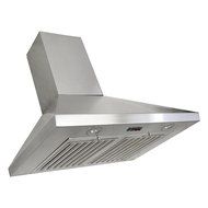 KOBE Range Hoods CHX8130SQB-DC46-1 3-Speed 750 CFM Brillia Wall Mount Range Hood Fits Ceiling Heights Of 10-1/... N3