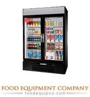 Beverage-Air MMF44-1-B-LED 47 Two-section Refrigerated Display W/ Swing Doors