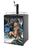 Kegerator Skin - Dragon (fits medium sized dorm fridge and kegerators)