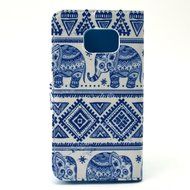 Galaxy S6 Edge Case, Firefish Folio Flip Premium PU Leather Lovely Wallet Shell [Scratch-resistant][Kickstand]... N43