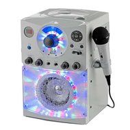Singing Machine Karaoke System with LED Disco Lights and Two Wired Microphones N3