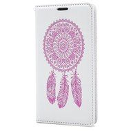 Galaxy S5 Case, YOKIRIN Printed Dream Catcher &amp; Campanula Design [Wrist Strap] Flip Folio... N51