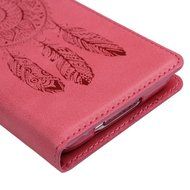 Galaxy S5 Case, YOKIRIN Printed Dream Catcher &amp; Campanula Design [Wrist Strap] Flip Folio... N57