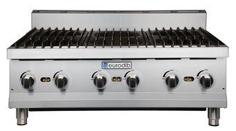 Eurodib HP636 Stainless Steel 6 Burners Hot Plate N2