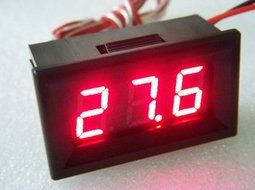 RioRand 0.40 three high-precision thermometer PT100 display digital thermometer waterproof - 200 ~ 450 ℃ Red LED