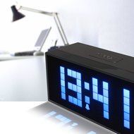 RioRand&reg; Digital Large Big Jumbo LED Snooze Wall Desk Alarm Day of Week Calendar Clock Blue&#65288;size:170mm*85mm*55mm) N2
