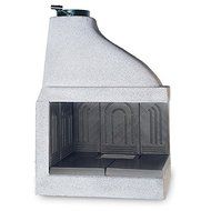 Masonry Wood Burning Cast Iron Fireplace "Ghisafort A90"