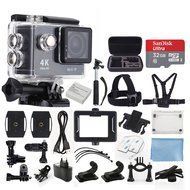 4K Ultra HD DV 16MP 1080p 60fps Sports Action Camera (Black) - Wi-Fi + 170&deg; Wide Angle Lens + Waterproof Case... N3