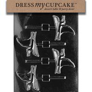 Dress My Cupcake Chocolate Candy Mold, Pterodactyl Dinosaur Lollipop