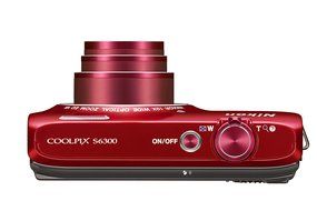 Nikon Digital Camera COOLPIX S6300 Red S6300RD [International Version, No Warranty] N5