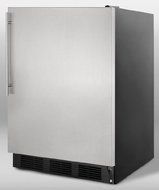 Summit: CT66BSSHV 5.1 cu. ft. Compact Refrigerator with Adjustable Glass Shelves, Door Storage, Manual Defrost...