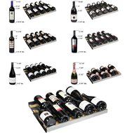 Allavino FlexCount 2X-VSWR172-2SST - 344 Bottle Multi-Zone Wine Refrigerator - Side by Side N2