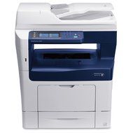 Xerox WorkCentre 3615DN Monochrome Laser Multifunction Printer/Copier/Scanner/Fax Machine, White/Blue