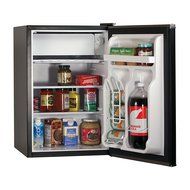 BLACK+DECKER BCRK25B 2.5 Cu. Ft. Energy Star Refrigerator with Freezer, Black N5