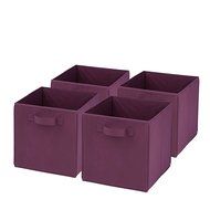 Honey-Can-Do SFT-01762 Kids Storage Bins, Soft and Foldable Organizers, Pink N14