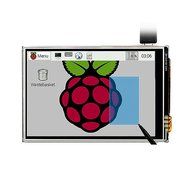OSOYOO Raspberry Pi 3 3.5&rdquo; LCD Touch Screen Display Monitor + Clear Case + 2PCS Cooling Heat... N9