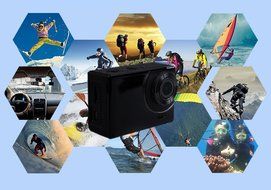 HULKER 007 Waterproof Action camera WIFI 12MP 1080P 30fps underwater 45M 1100mah battery 120Degree Wide angle... N7