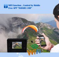 HULKER 007 Waterproof Action camera WIFI 12MP 1080P 30fps underwater 45M 1100mah battery 120Degree Wide angle... N8