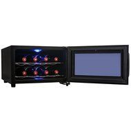 AKDY&reg; 28 Bottle Single Zone Thermoelectric Stainless Steel Freestanding Wine Cooler Cellar Chiller Refrigerator... N16