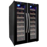 AKDY&reg; 28 Bottle Single Zone Thermoelectric Stainless Steel Freestanding Wine Cooler Cellar Chiller Refrigerator... N19