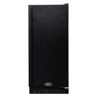 AGA Marvel 25iM-BB-F-L Indoor Under-Counter Crescent Ice Machine, Black Cabinet and Left Hinge Black Door, 15-... N2