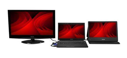 Toshiba 14-inch USB Ultra-portable Mobile LCD Monitor N7
