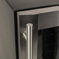 Magic Chef 44 Bottle Stainless Dual Zone Wine &amp; Beverage Cooler MCWBC77DZC