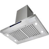 FIREBIRD New 30" European Style island Mount Stainless Steel Range Hood Vent W/Touch Button Control FBGV-2009-30