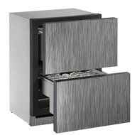 U-Line U3024DWRINT00A Built-in Two Drawer Refrigerator, 4.5 cu. ft., Stainless Steel