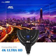 4K HDMI Switches, SENHAI 3 Ports HDMI Adapter with Pigtail Cable, Support 4K 1080P 3D UHD Blue-ray DVD, 3 HDMI... N10