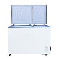 Double Door Ice Cream Chest Deep Freezer Beverages Cooler 2 Cabinet Commercial Refrigerator Office Apartment Size... N4