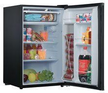 Amana AMA43BK Compact Single Door Refrigerator, 4.3 cu. ft., Black N2