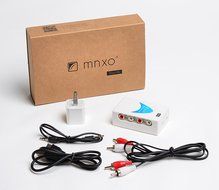 Mnxo&reg; Bluetooth Receiver Audio Wireless with Internal Rechargeable Battery for Car or Domestic Use N5