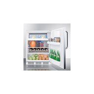SUMMIT Built-In Undercounter Refrigerator-Freezer - Stainless Steel CT N4