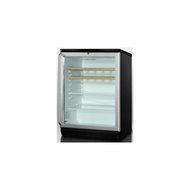 Summit SCR600BLHV 24" Stainless Look Beverage Center - Right Hinge N3