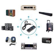 WinnerEco Mini USB Bluetooth Audio Receiver 3.5mm Audio Cable Wireless Transmission for Car Stereo Systems, Home... N5