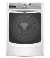 Maytag Maxima XL Front Load Steam Washer and Steam Dryer SET (Electric Dryer) in White N2
