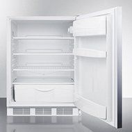 Summit FF67SSHHADA: Commercially approved, ADA compliant all-refrigerator for freestanding use, with stainless... N3