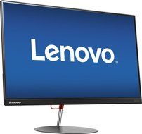 Lenovo - ThinkVision X24 23.8&quot; IPS LED HD Monitor - Raven Black N2
