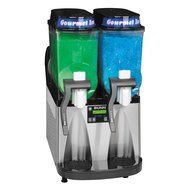 Bunn Ultra-2 HP High-Performance Slushy / Granita Frozen Drink Machine with 2 Hoppers - Black &amp; Stainless Steel... N3