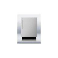 Summit BI605RSSVH 6.1 Cu. Ft. Stainless Steel Undercounter Built-In Compact Refrigerator N4