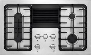 Frigidaire RC36DG60PS 36" Built In Downdraft Gas Cooktop with 4 Sealed Burners in Stainless Steel