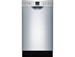 Bosch SPE53U55UC 18" 300 Series Energy Star Rated Dishwasher with 9 Place Settings in Stainless Steel