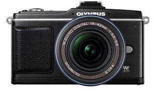 Olympus E-P2 12.3 MP Micro Four Thirds Interchangeable Lens Digital Camera with 14-42mm f/3.5-5.6 Zuiko Digital...