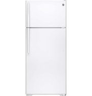 GE GIE18CTHWW 17.5 Cu. Ft. White Top Freezer Refrigerator - Energy Star