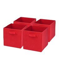 Honey-Can-Do SFT-01762 Kids Storage Bins, Soft and Foldable Organizers, Pink N15