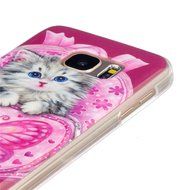 Galaxy S7 Edge Case, Firefish [Fashion Style] [Anti-slip] Ultra Slim Exact Fit Lightweight Flexible TPU Soft Back... N110